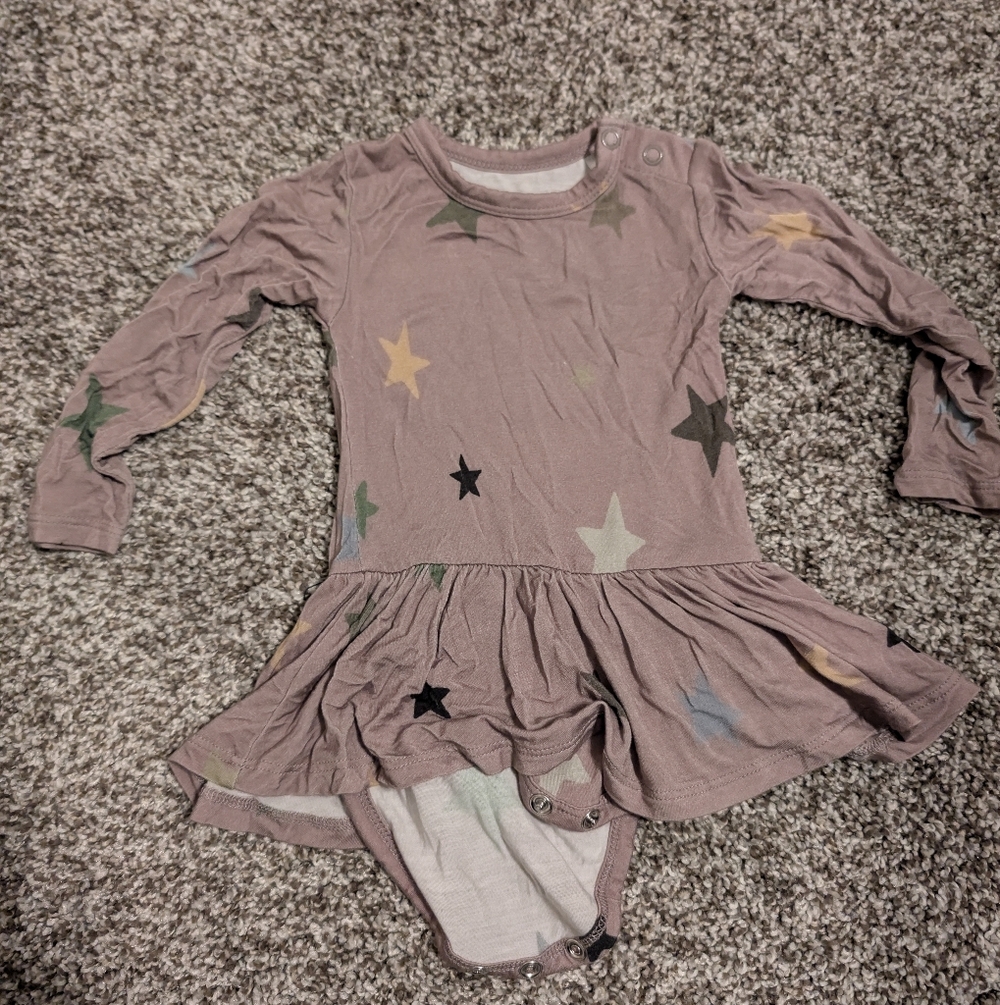 Posh Peanut Starry Long Sleeve Dress